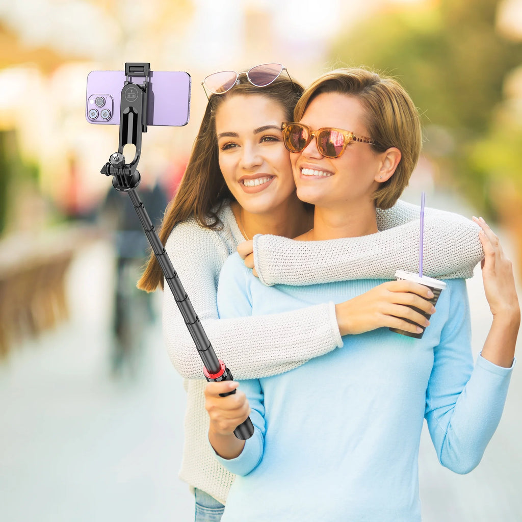 Phone Tripod, 51'' Extendable Selfie Stick Tripod for Iphone with Remote & Phone Stand, Compatible with Iphone/Android/Video Recording/Vlog