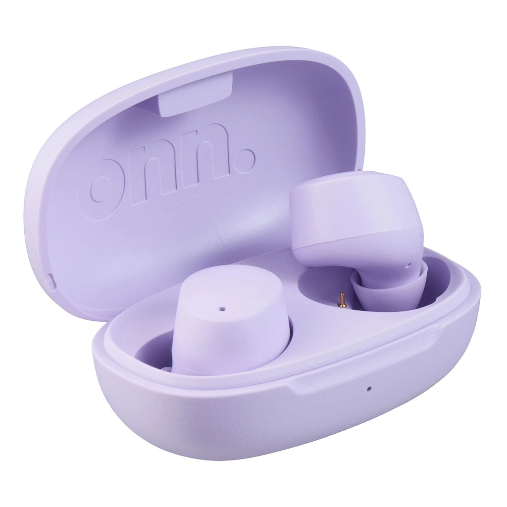 Wireless Bluetooth Earphones with Charging Case and Touch Controls, Lilac