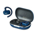 Wireless Open-Ear Earphones with Environmental Noise Canceling Microphones, Blue